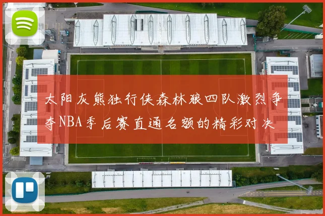 太阳灰熊独行侠森林狼四队激烈争夺NBA季后赛直通名额的精彩对决